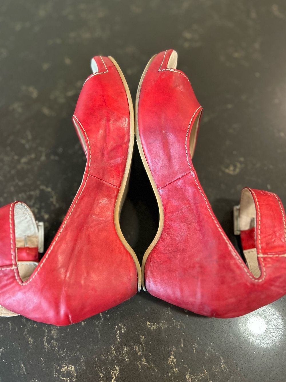 Khrio Italian Leather Wedges